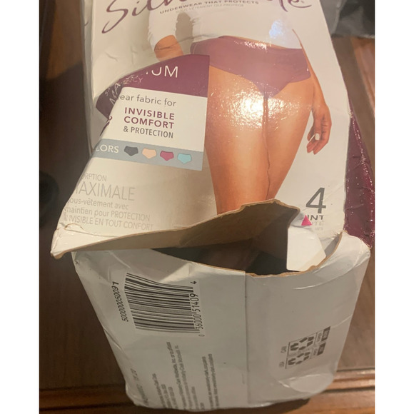 Depend Silhouette Incontinence Underwear SMALL MAXIMUM 4 colors NEW OPEN BOX - Picture 2 of 5